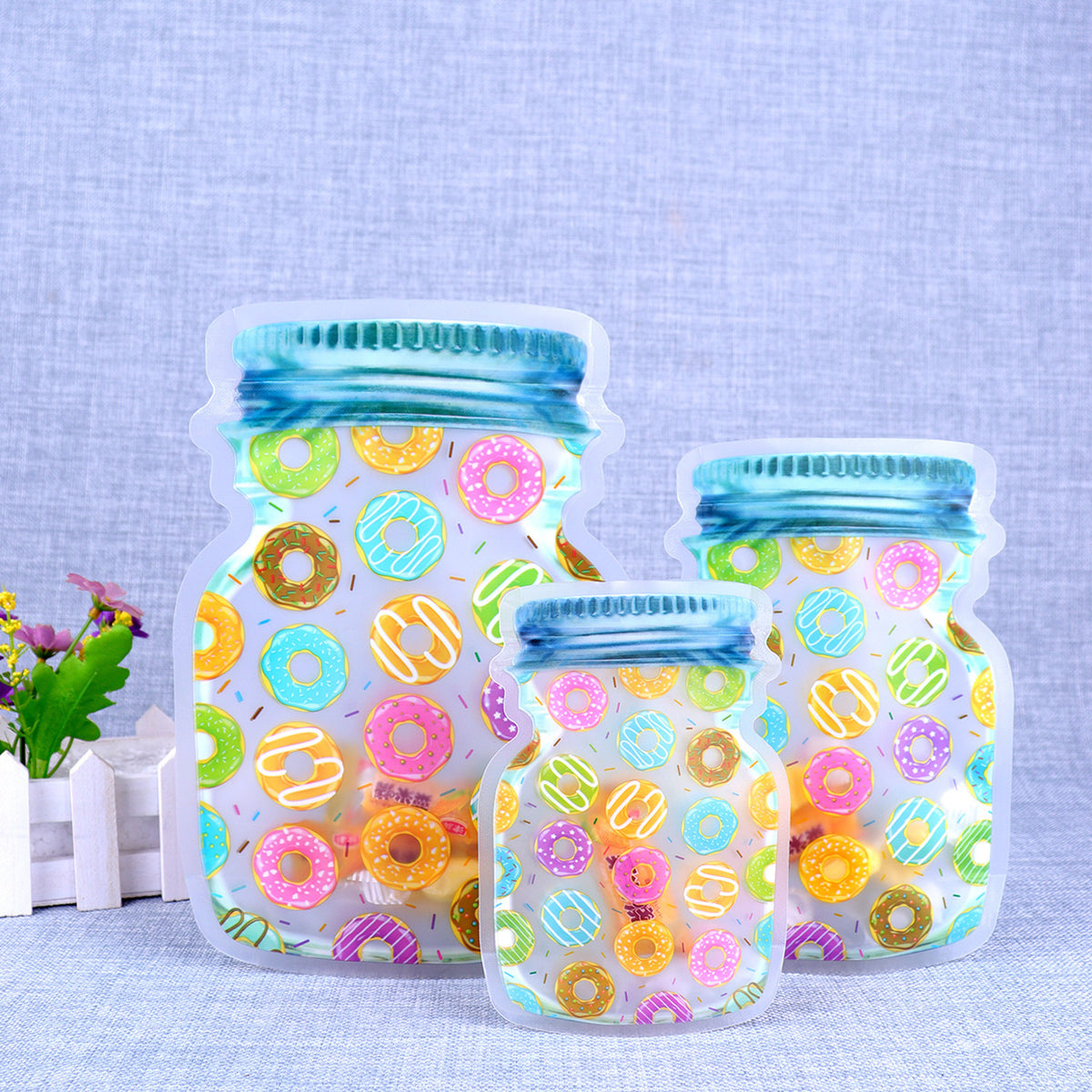 Stand-up Bottle Shape Airtight Food Preservation Moisture-proof Bag