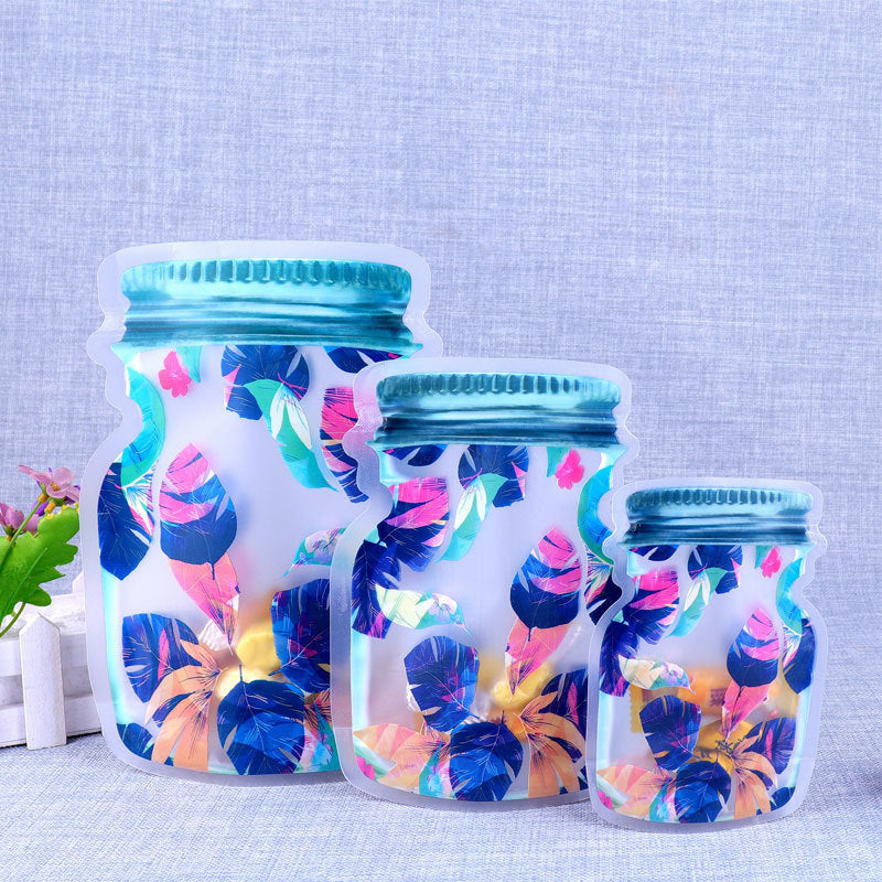 Stand-up Bottle Shape Airtight Food Preservation Moisture-proof Bag